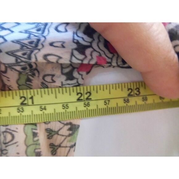 American Rag Yoke Tunic multi color flowy top - Picture 6 of 6